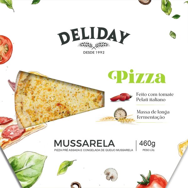 Embalagem Pizza Mussarela DeliDay