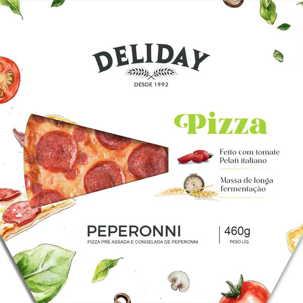 Embalagem Pizza Peperonni DeliDay