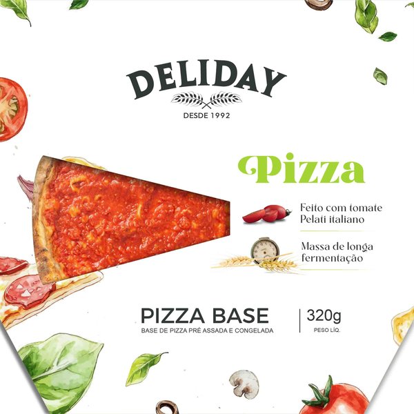 Embalagem Pizza Base DeliDay