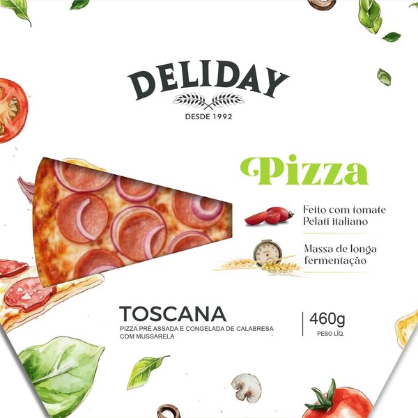 Embalagem Pizza Toscana DeliDay